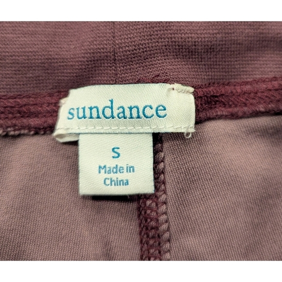 Sundance Catalog Purple Velour Velvet Drawstring Pocket Pants Size Small - Picture 5 of 6